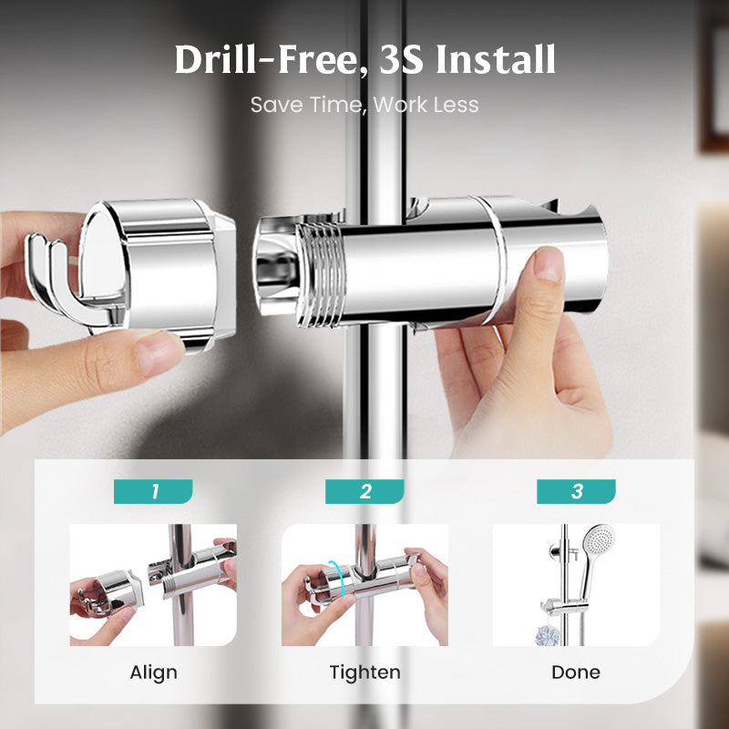 🚿💥50% OFF – Hand Shower Holder No Drilling