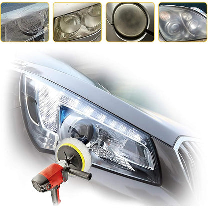 Car Headlight Restoration Quick Polishing Paste Kit