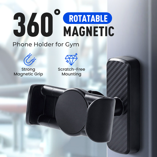 360° Rotatable Magnetic Phone Holder for Gym