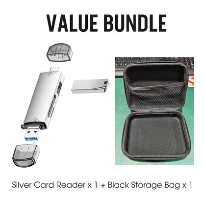6-in-1 USB 3.0 OTG Card Reader