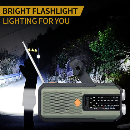 📢📢49% OFF!! ⏰Solar Hand-Crank Emergency Weather Radio