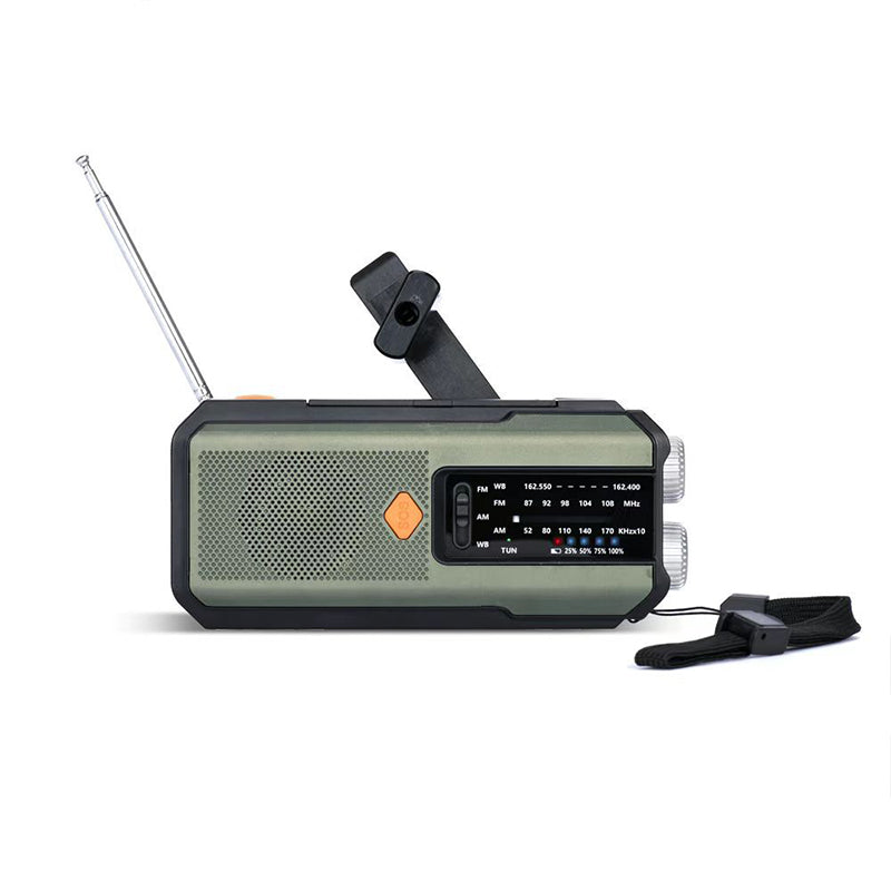 📢📢49% OFF!! ⏰Solar Hand-Crank Emergency Weather Radio